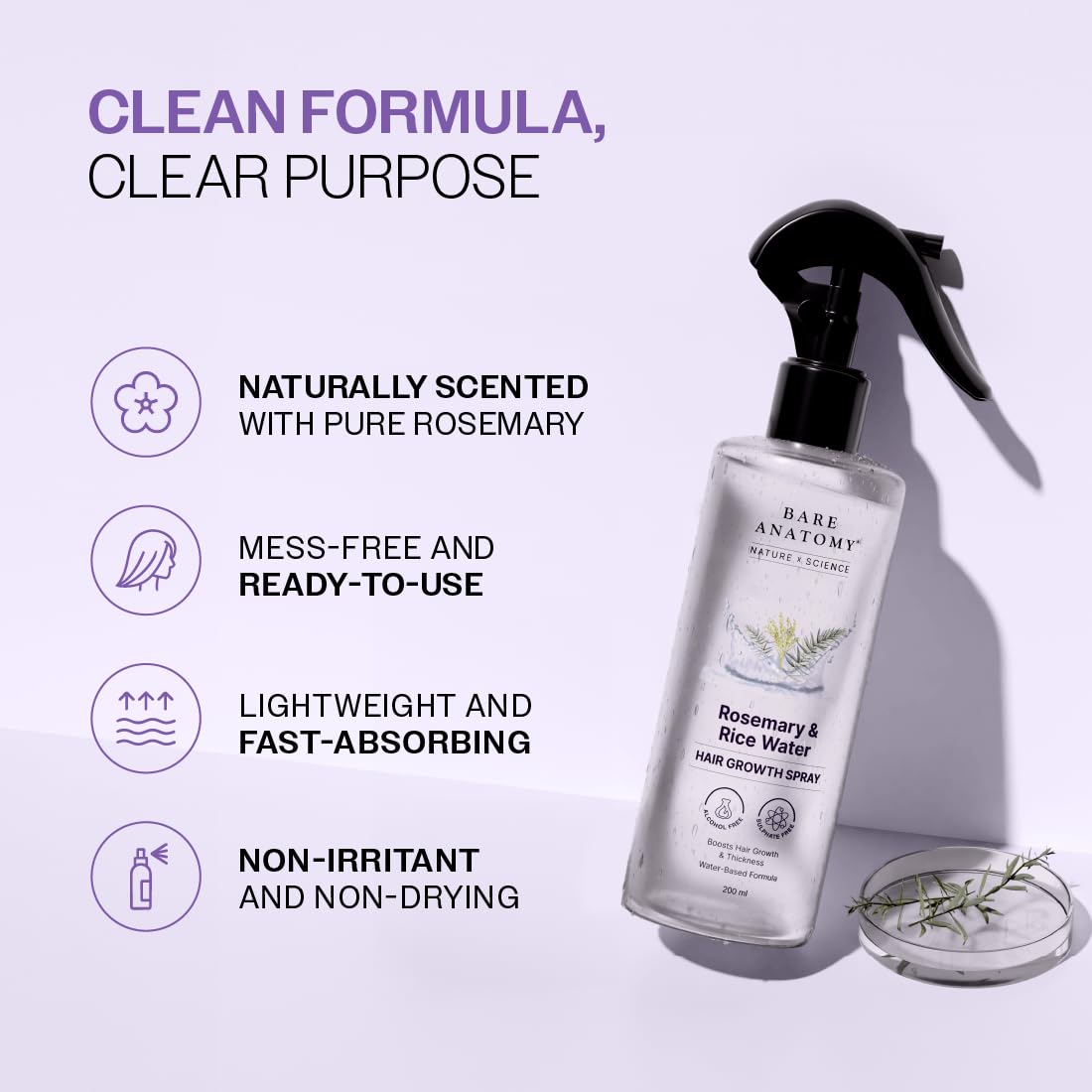 Rosemary & Rice Hair Spray